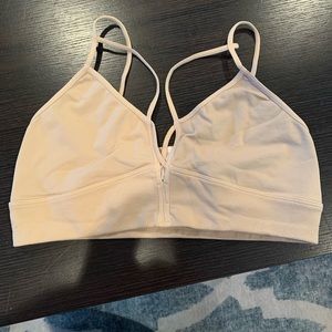 Strappy tan bralette